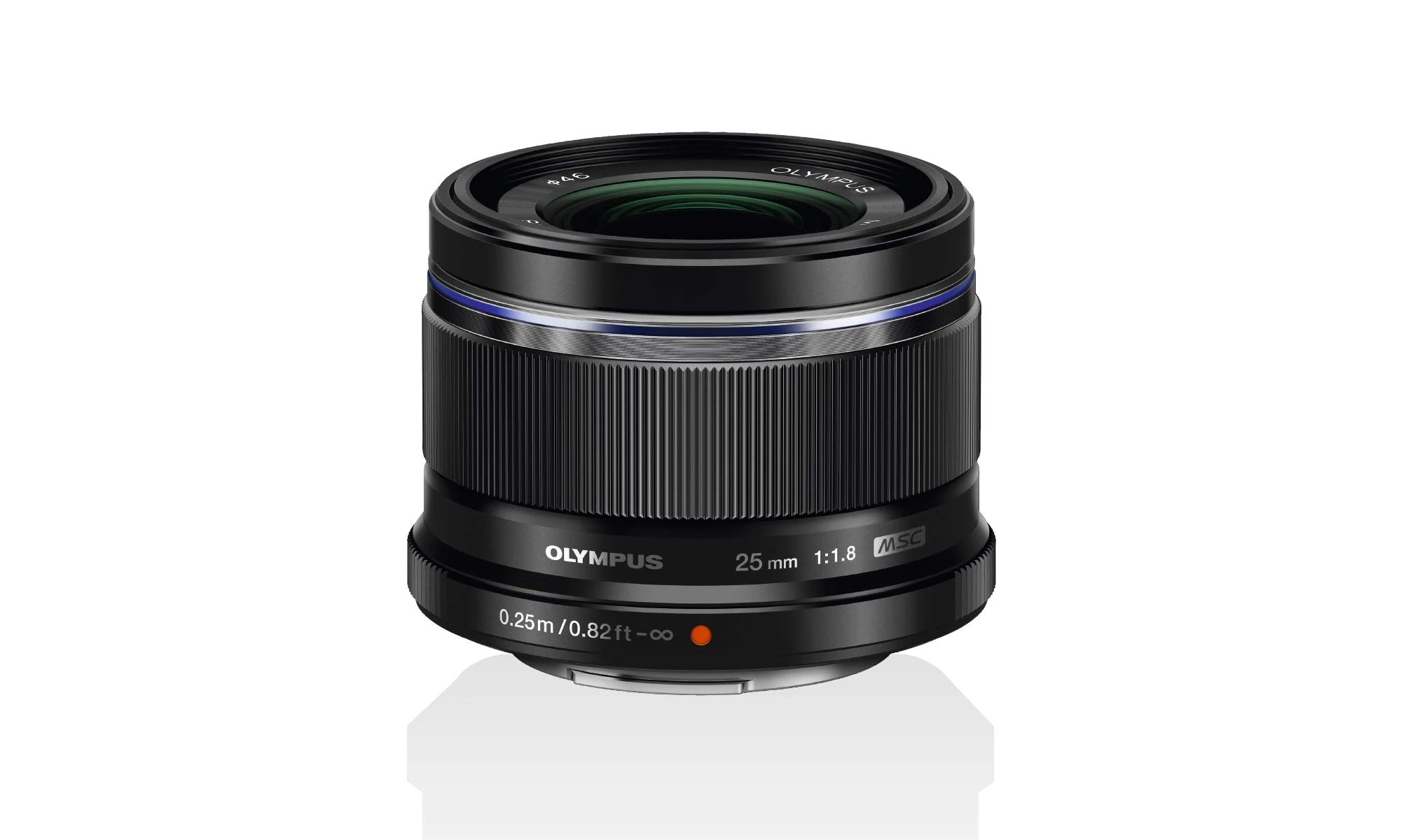 Olympus M.Zuiko Digital 25 mm F1.8 Lens, Fast Fixed Focal Length, Suitable for All MFT Cameras (Olympus OM-D & PEN Models, Panasonic G-Series), Black