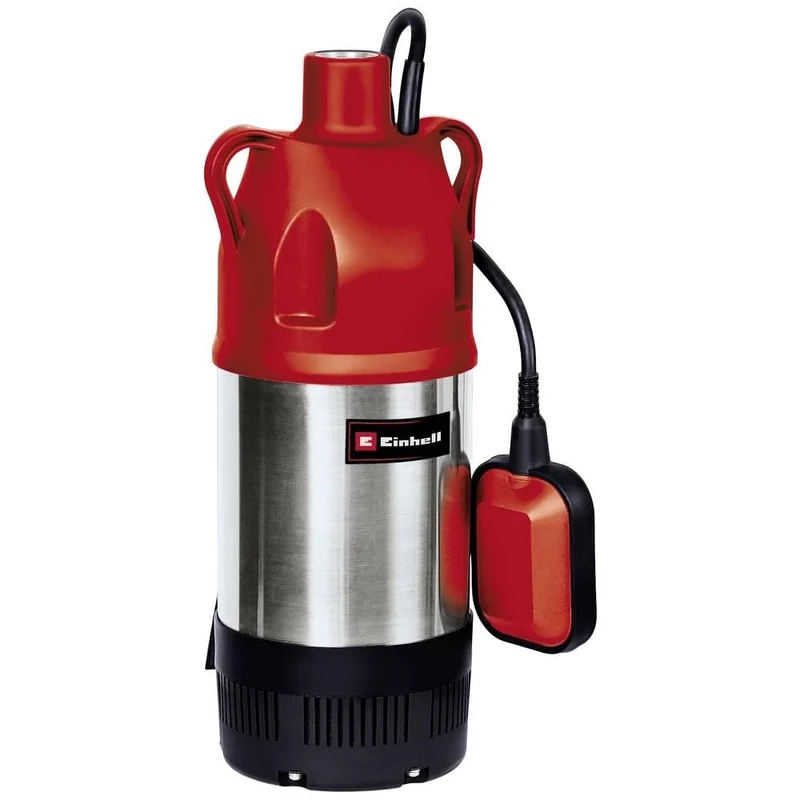 Einhell Submersible Pressure Pump GC-DW 900 N (900 W, max. 6000 l/h, 32 m Head, Foreign Bodies up to 2.5 mm, infinitely Height-Adjustable Float Switch)