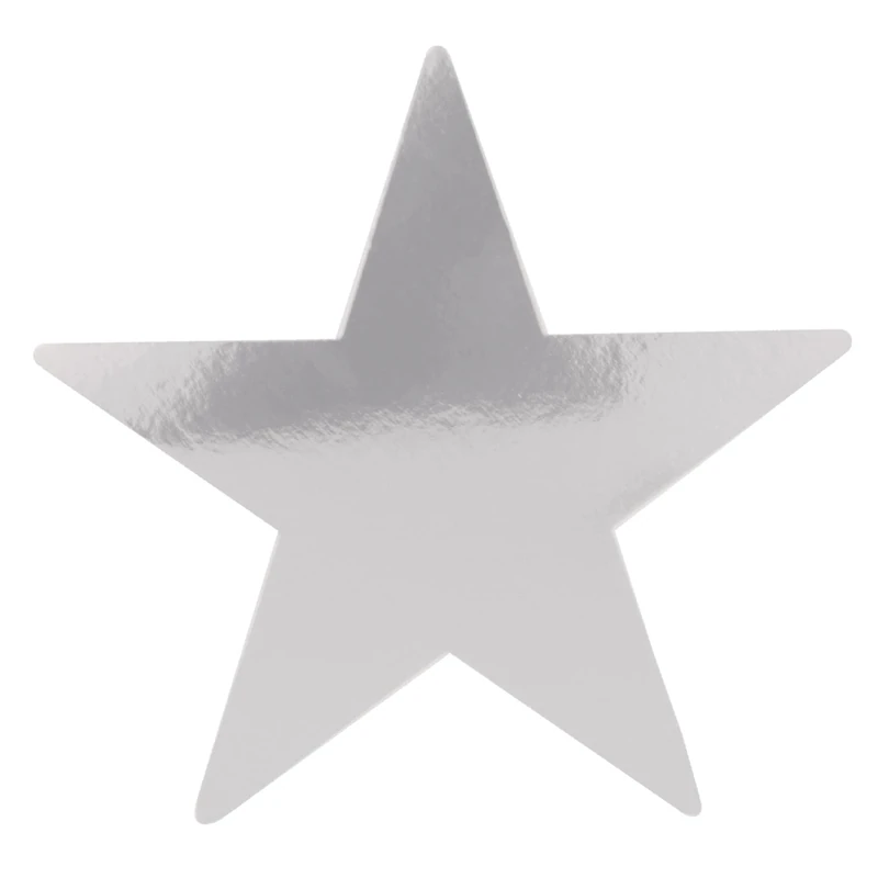 Beistle 55840-S 24-Piece Foil Star Cutouts, 15-Inch - Image 1