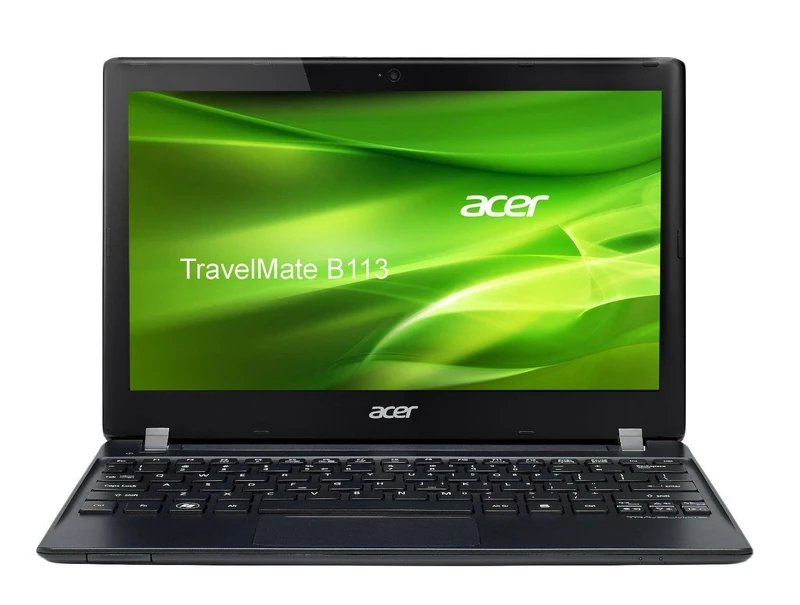 acer TravelMate TMB113-E 11.6-inch Notebook (Black) - (Intel Celeron 1017U 1.6GHz, 2GB RAM, 320GB HDD, WLAN, Webcam, Integrated Graphics, Windows 8) - Image 1