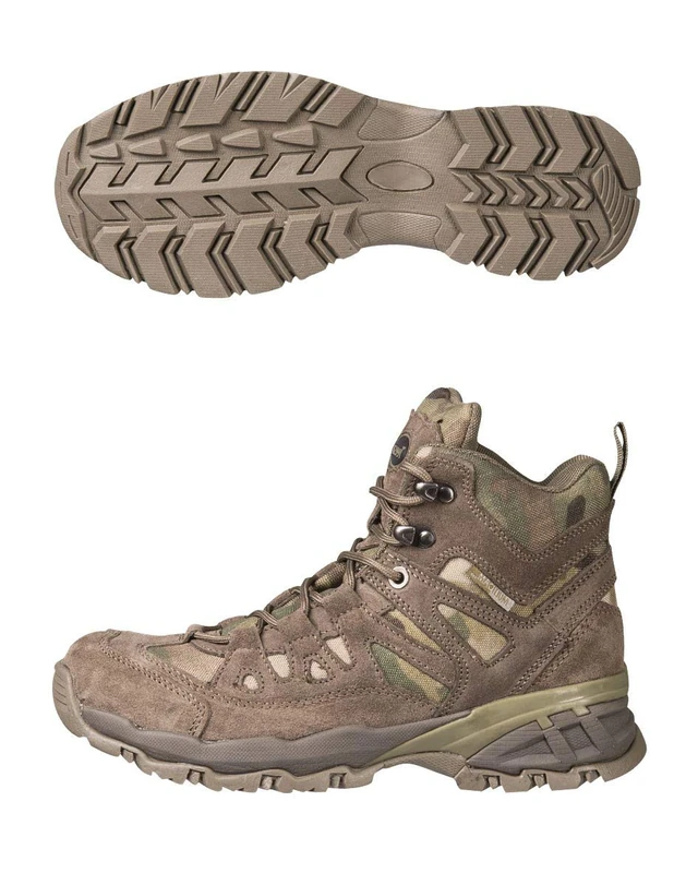 Mil-Tec Men's Squad Hiking Boots, multicam, 11 UK