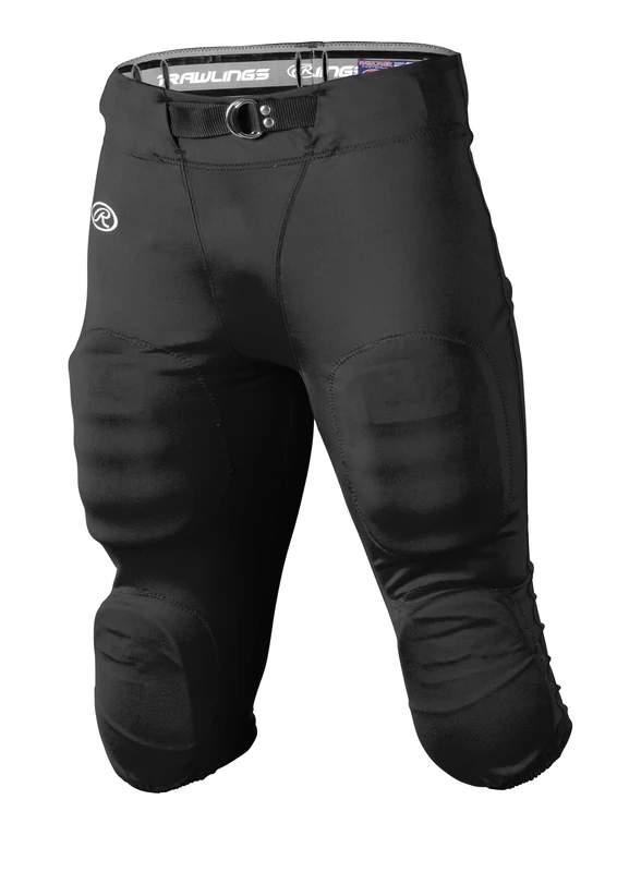 Rawlings Unisex's Fp147 High Performance Football Pants | Practice/Game Use | Adult Sizes | Multiple Colors FP147-B-92 FTBL 147 XX-LargeL, Black, XL