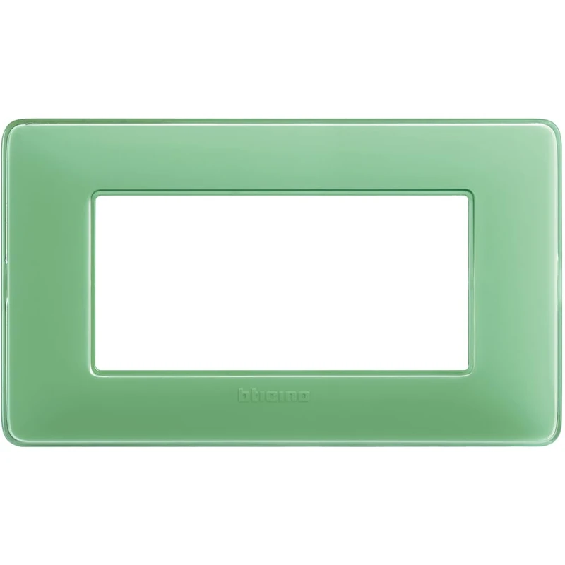 Bticino AM4804CVC Matix 4 Modules Plate, Tea Green