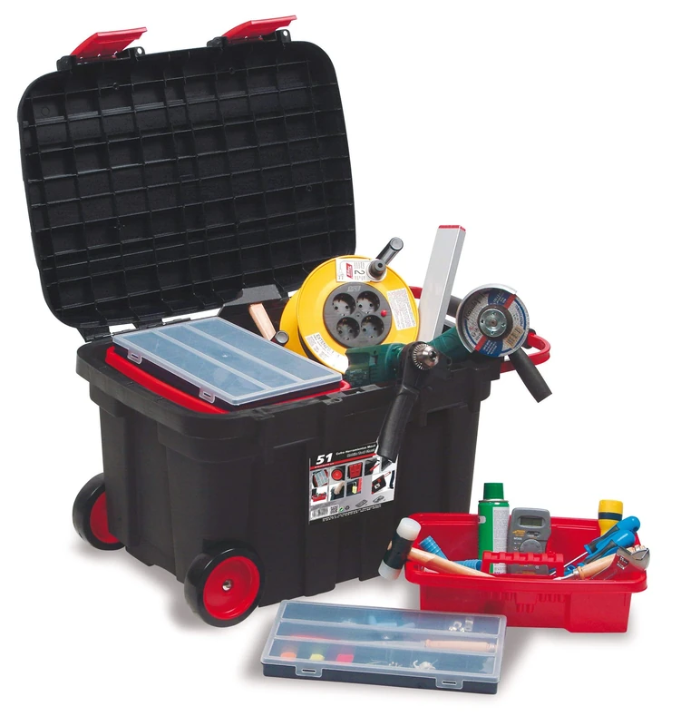 Tayg 370051 Mobile Tool Chest mod. 51, Black