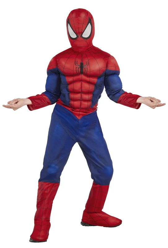 Rubie's Child Ultimate Spider-Man Muscle Chest Fancy Dress Costume Small