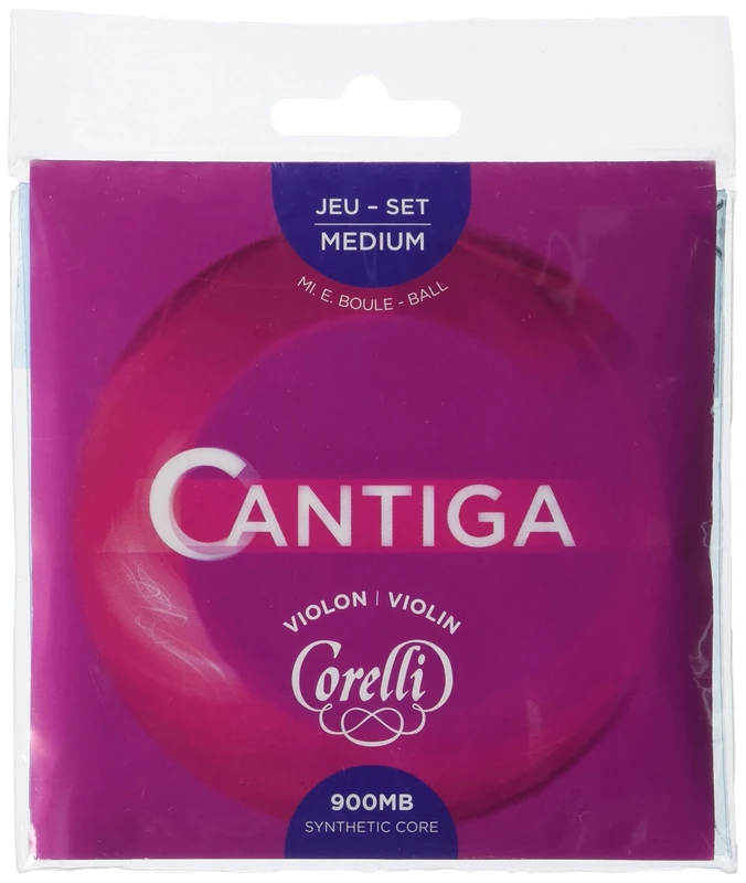 Corelli Violin strings Cantiga set with E ball-end Medium 900MB