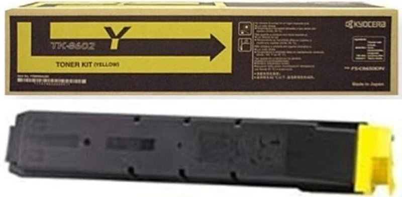 Kyocera BR FS-C8650DN 1-TK8602Y SD Laser Printer Drums und Toner, Yellow