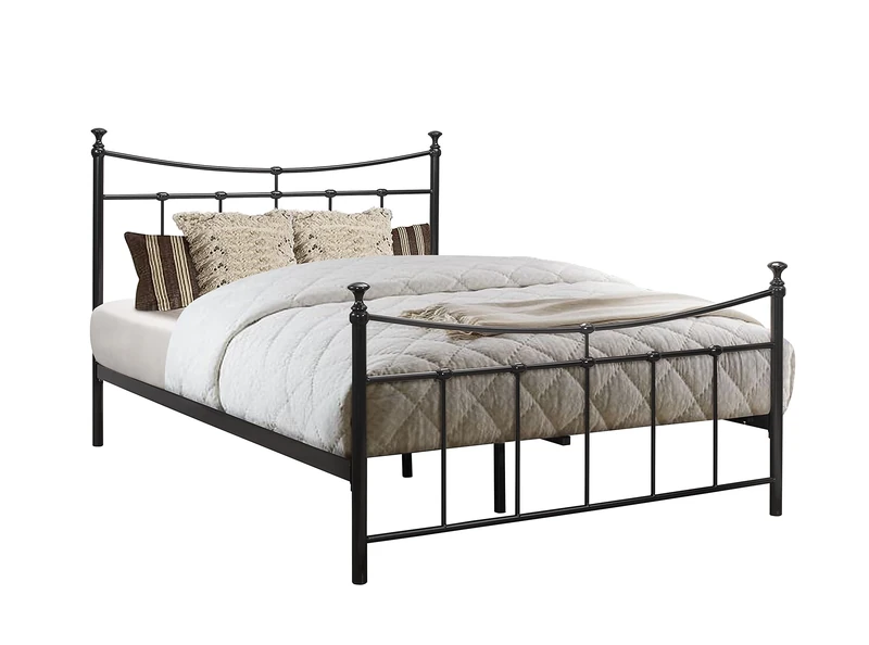 Birlea Emily 4ft6 Double Metal Bed, Black