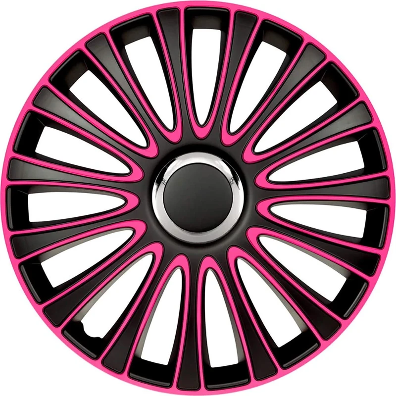 AutoStyle Set wheel covers LeMans 13-inch black/pink