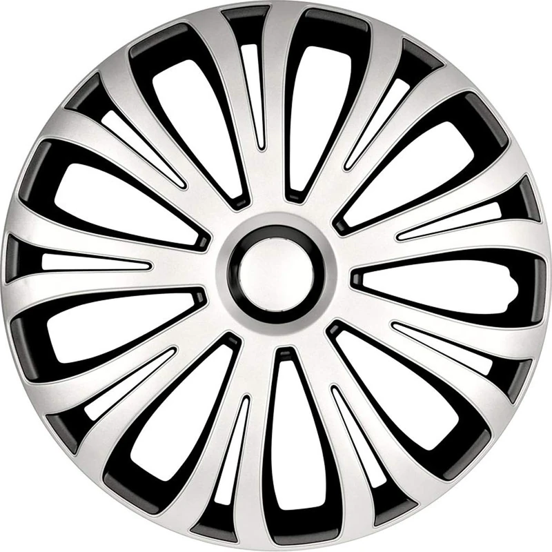AutoStyle Set of 4 wheel covers Avera 14-inch silver/black - Image 1
