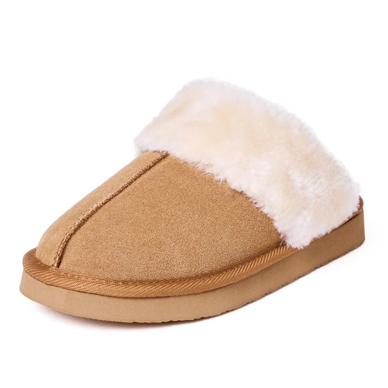 Minnetonka Chesney Scuff, Women Open Back Slippers, Beige (Cinnamon), 3 UK (36 EU)