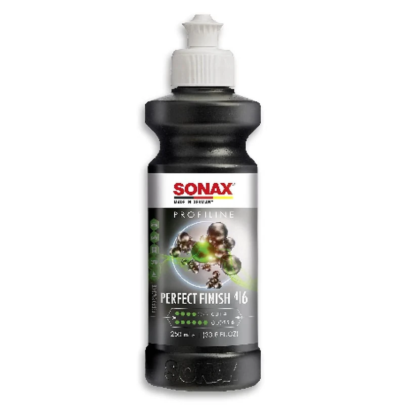 SONAX PROFILINE Perfectfinish (1 Litre) - High Gloss Polish for Slightly Scratched or Pre-polished Paintwork. Produces Hologram-free Finishes | Item No. 02243000