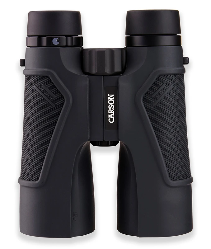 Carson TD-050ED 10x50 3D Series ED Glass HD Binoculars, Black