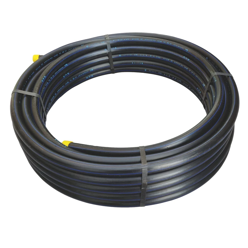 Somatherm 170-50-20 Wreath 50 m Polyethylene Tube Blue Strip Diameter 20, Grey