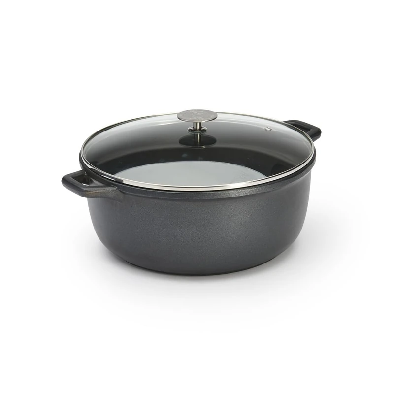 De Buyer Choc Extreme Stewing Pan with Glass Lid - 28 cm