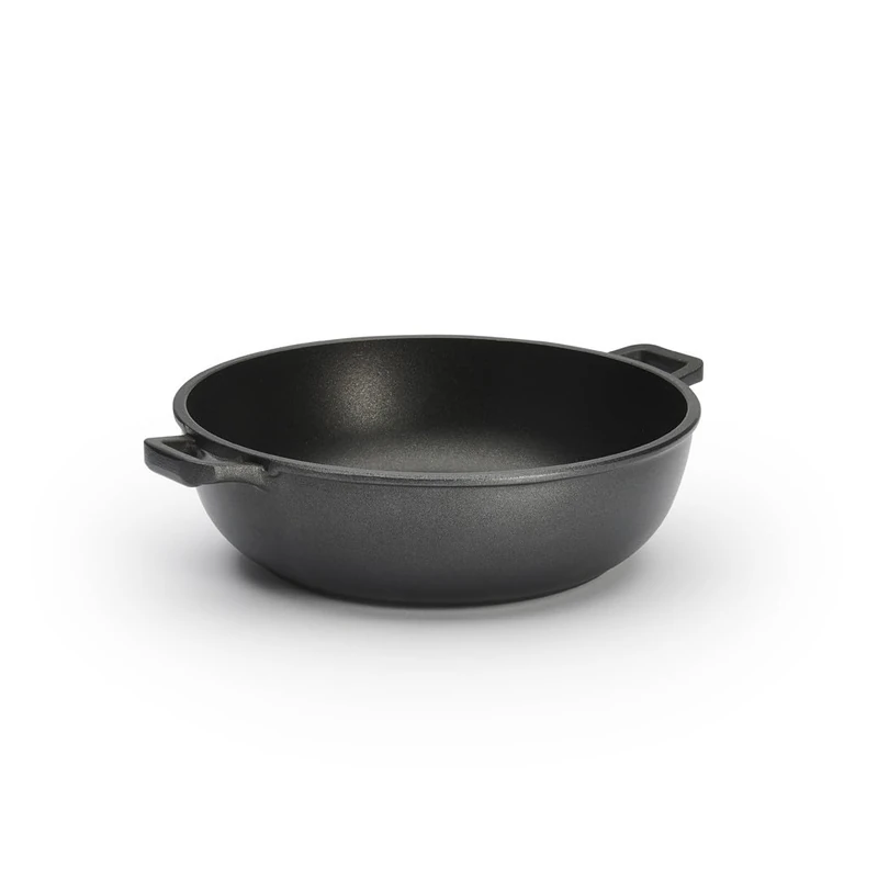 De Buyer Choc Extreme Sautepan with 2 Handles, 24 cm, Black