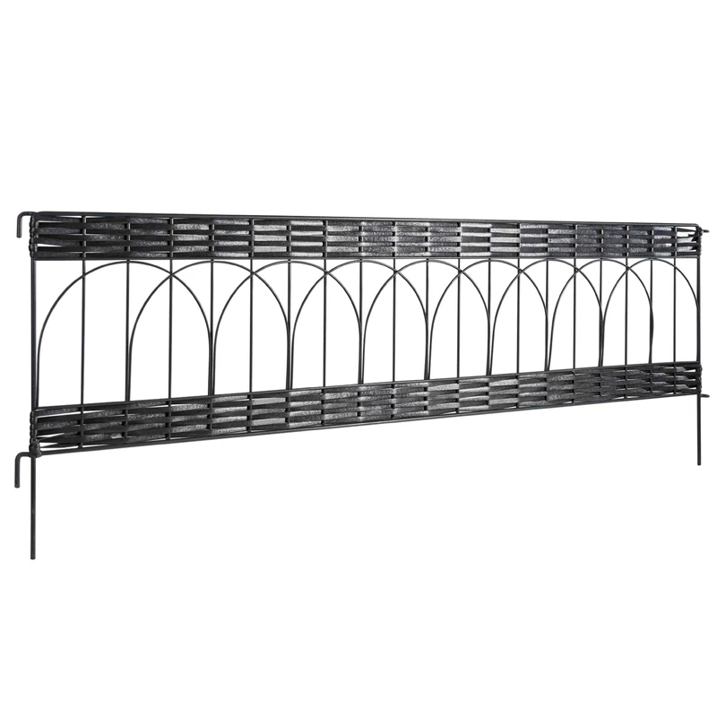 Windhager bed enclosure PVC Rattan, 35 x 100 cm, gray - Image 1