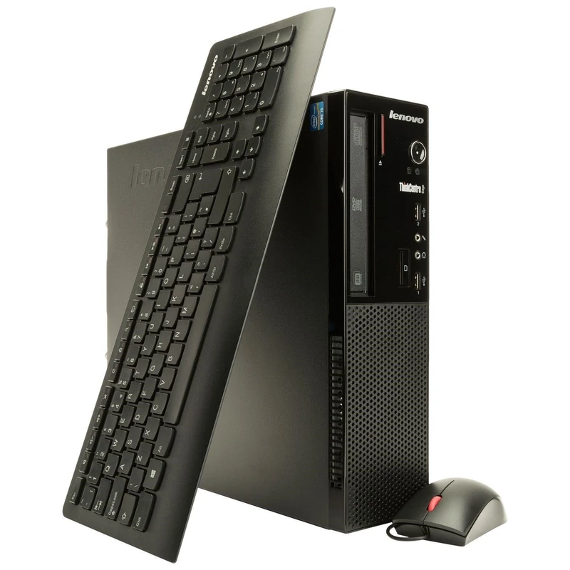 Lenovo ThinkCentre E73 Small Form Factor Desktop PC (Intel Core i3-4130 3.4GHz, 4GB RAM, 500GB HDD, DVDRW, LAN, Integrated Graphics, Windows 7 Pro)