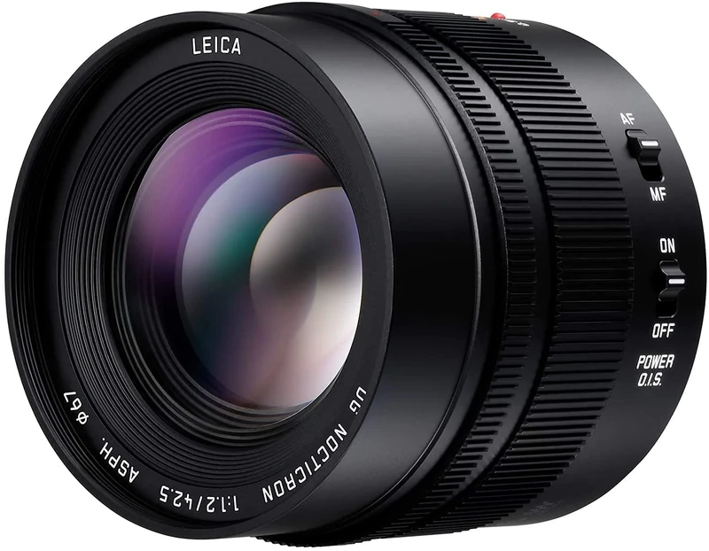 Panasonic LUMIX H-NS043E LEICA DG Nocticron 42.5 mm Zoom Lens - Black