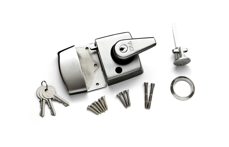 ERA 183-35-1 40mm High Security Nightlatch with Satin Chrome Body