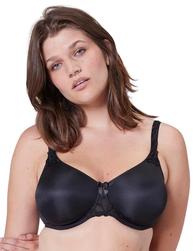 Simone Perele Women's Andora Minimizer Underwire Bra, Black, 34DD
