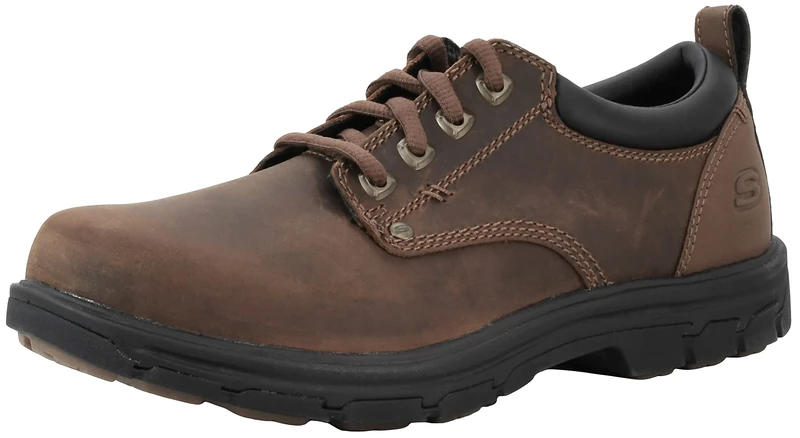 Skechers Men's Segment Search Oxford, Brown, 7 UK