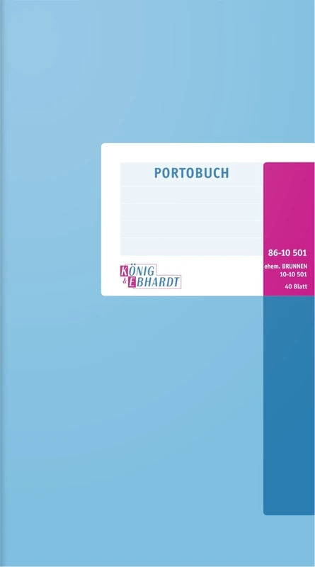 König & Ebhardt 8610501 Business Book/Postage Book 3/4 A4 80 g/m2 Cardboard