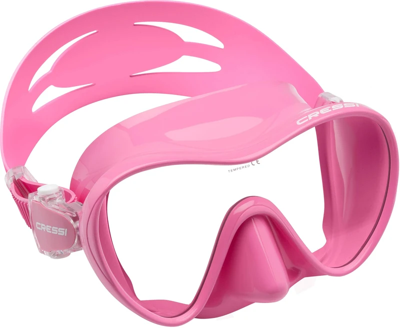 Cressi Men's F1 Frameless Unisex Child Junior Diving Mask, Pink, S