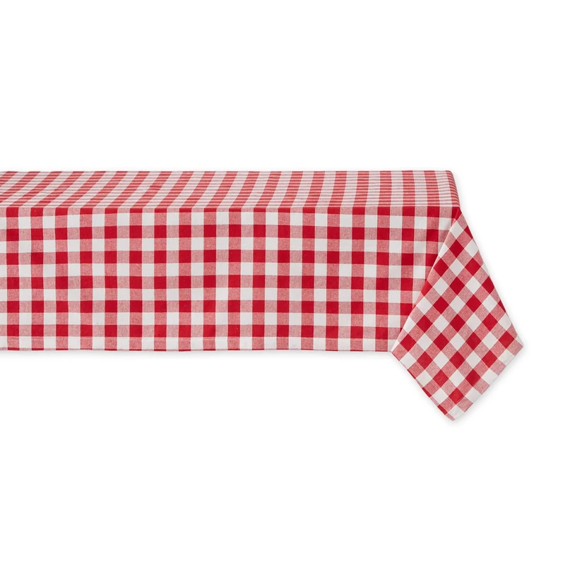 DII Red Check Tablecloth 60x120cm