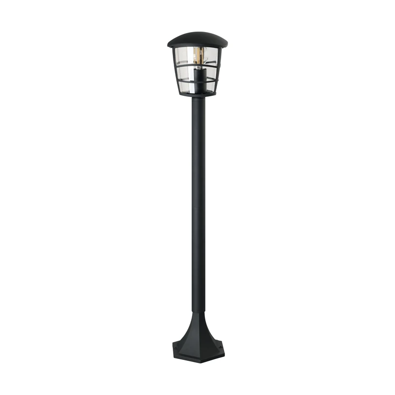 Eglo 93408 E27 Black Outdoor Floor Lamp ALORIA