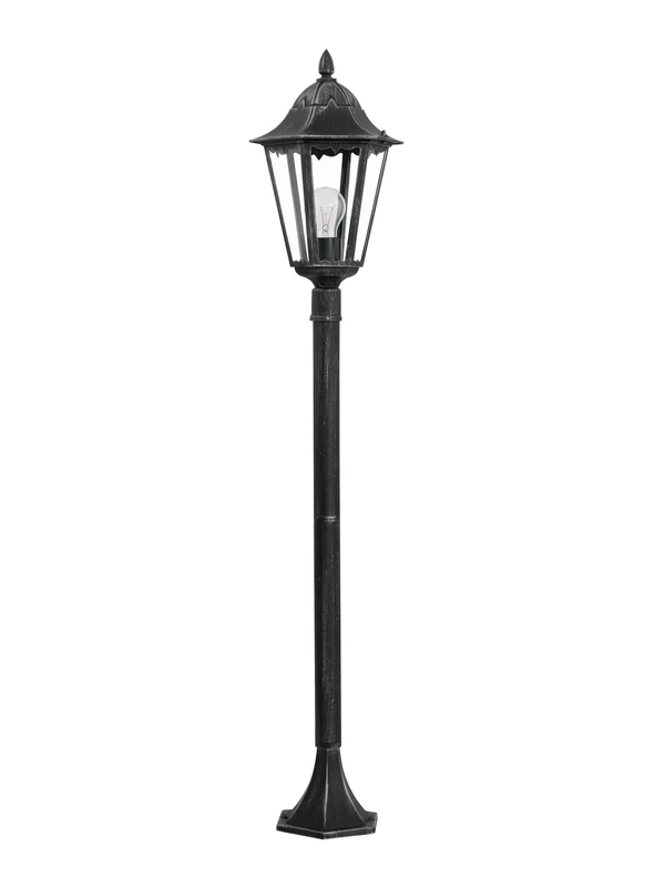 EGLO 93463 E27 Black, Silver-Patina Outdoor Floor Lamp NAVEDO
