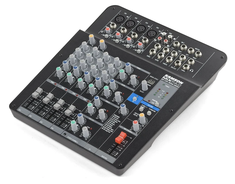 Samson Technologies MixPad MXP124FX - Compact, 12-Input Analog Stereo Mixer with Effects and USB - Image 1