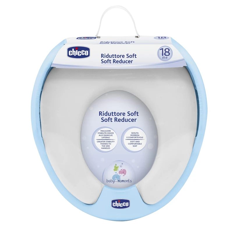 Chicco 00006572000000 WC Soft Reducer Seat with Handles (Color May Vary) - Image 1