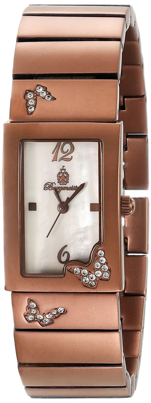 Burgmeister Perpignon Women's Quartz Watch with Mother of Pearl Dial Analogue Display and Brown Bracelet BM527-485 - Image 1