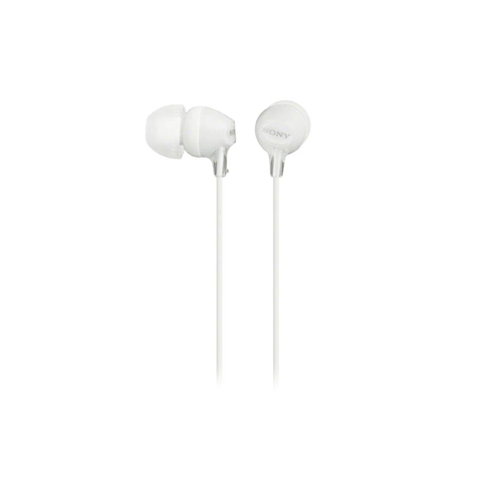 Sony MDR-EX15LPW White Stereo Headphones for MP3, iPod and Walkman
