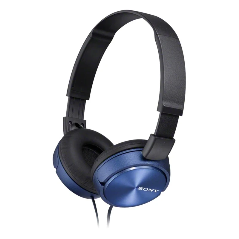 Sony MDR-ZX310 Blue Wired Headphones - Swivel Fold 3.5mm Jack