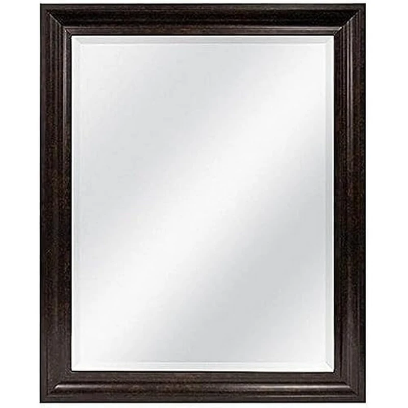 MCS Large Wall Mirror, Modern Rectangle Mirror Home Decor for Living Room, Bedroom, or Bathroom, 26.5 by 32.5 Inch, Bronze