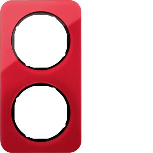 Hager – Frame 2 Elements R1 Acrilico Red/Black - Image 1