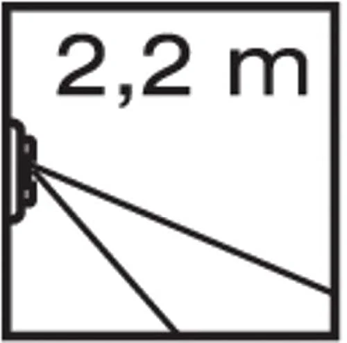 Hager – Detector Motion Comfort 2.2 m with Interface Q1 Anthracite - Image 1