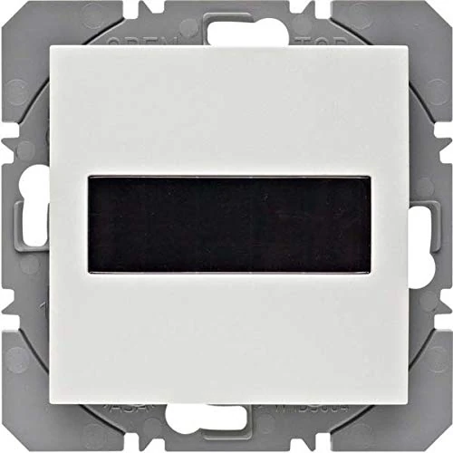 Hager – Push Button Surface Simple Solar usbquicklink Without B Polar White Matte - Image 1