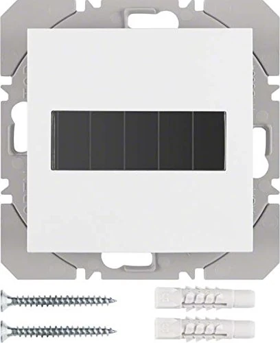 Hager – Push Button Surface Simple Solar usbquicklink Without B Polar White Matte