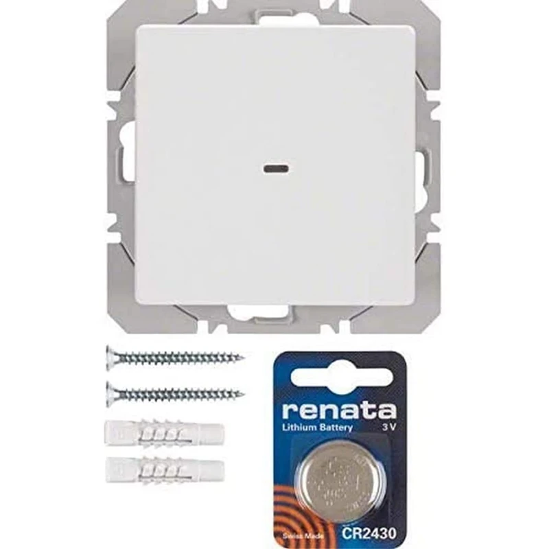 Hager – Push Button Surface Simple usbquicklink SM Q1 Polar White