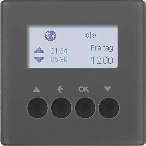 Hager 85745126 – Outlet (Anthracite, IP20, -5 – 45 °C, 0 – 65%, 1 Piece(s))