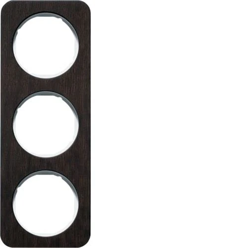 Hager - Frame 3 Elements r1 Wood/White Polar - Image 1
