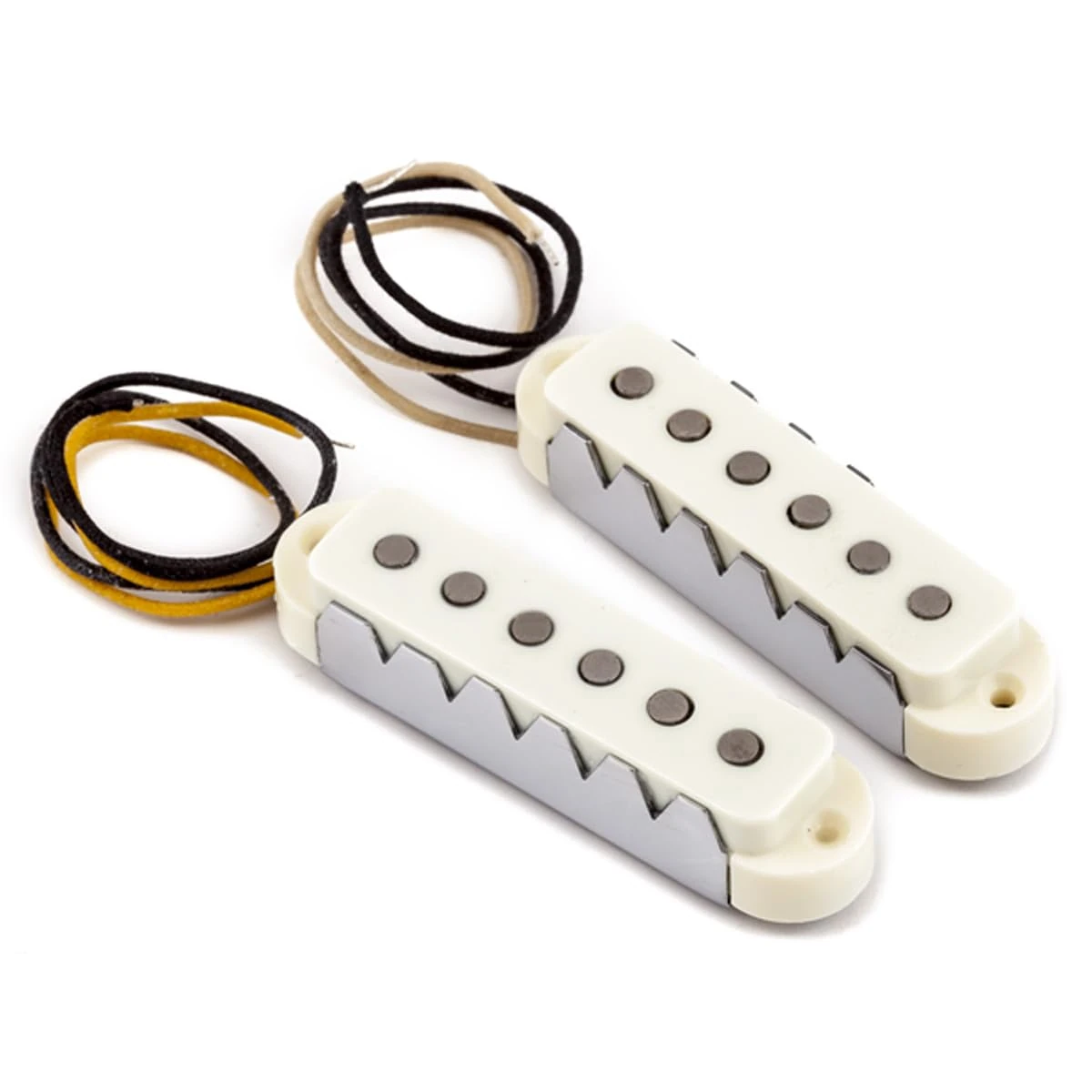 Fender Pure Vintage '65 Jaguar® Pickup Set, Vintage White, (2)