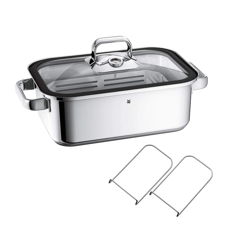 WMF Vitalis Compact Roaster with Silicone Seal, Silver