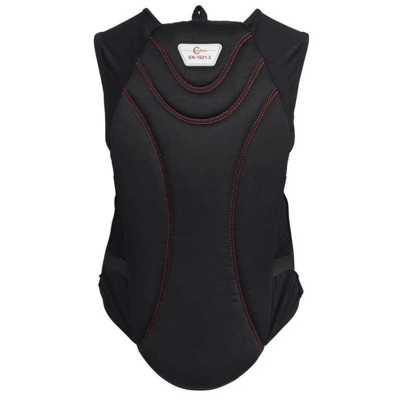Covalliero Kid's ProtectoSoft Back Protection Vest - Black, Medium