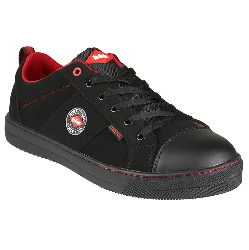 Lee Cooper LCSHOE054 Retro Baseball Safety Boots - Black