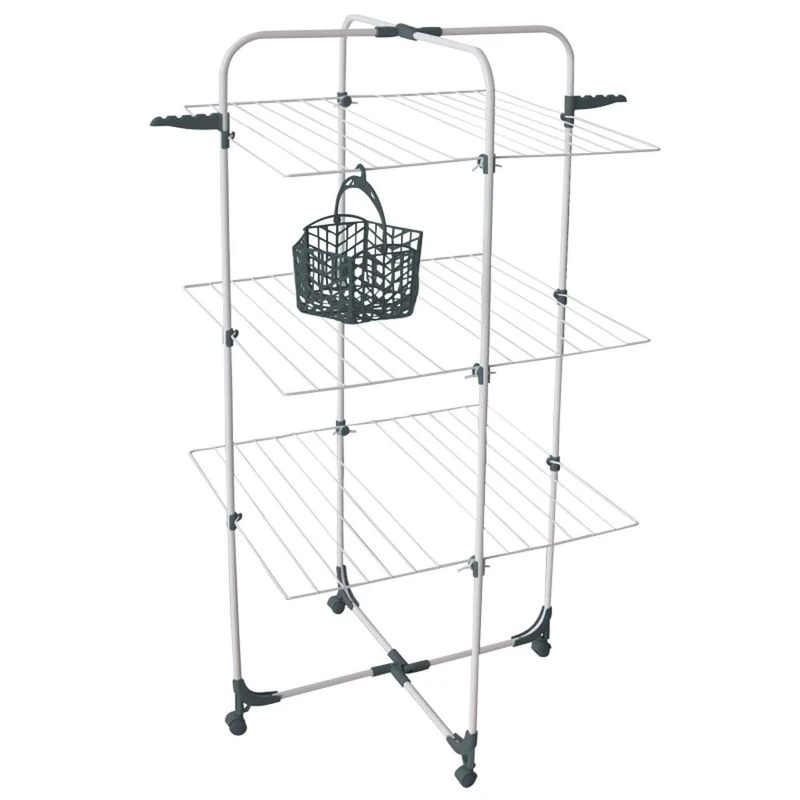 MSV 30 m 3-Level Clothes Airer with Accessories, Multi-Colour