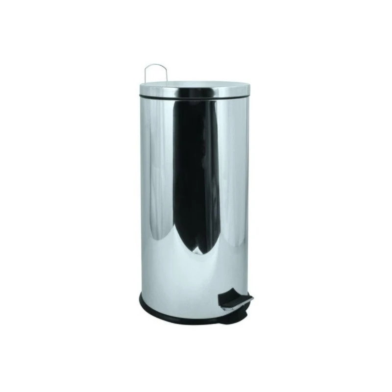 MSV Pedal Bin, Silver, 30 Litre
